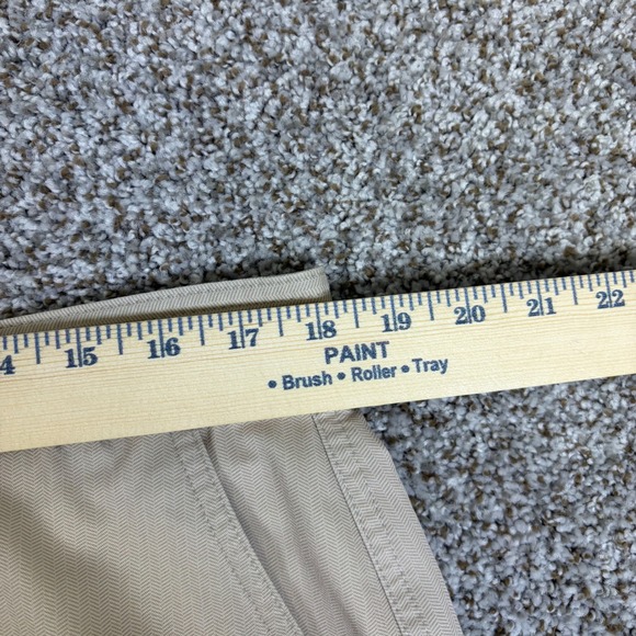 Bolle Golf Tech Mens Tan Khaki Herringbone Stretch Performance Shorts Size 36 - Picture 12 of 12